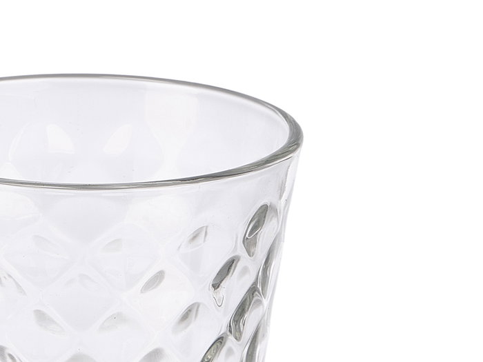 Vivalto Set de 6 Verres Rombos 280 ml Transparent Verre 27.5x9x16 cm (Set de 8) Vivalto Set de 6 Verres Rombos 280 ml Transparent Verre 27.5x9x16 cm (Set de 8)
