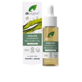 Dr. Organic AGELESS Huile de Nuit Réparatrice aux Algues Marines 30 ml