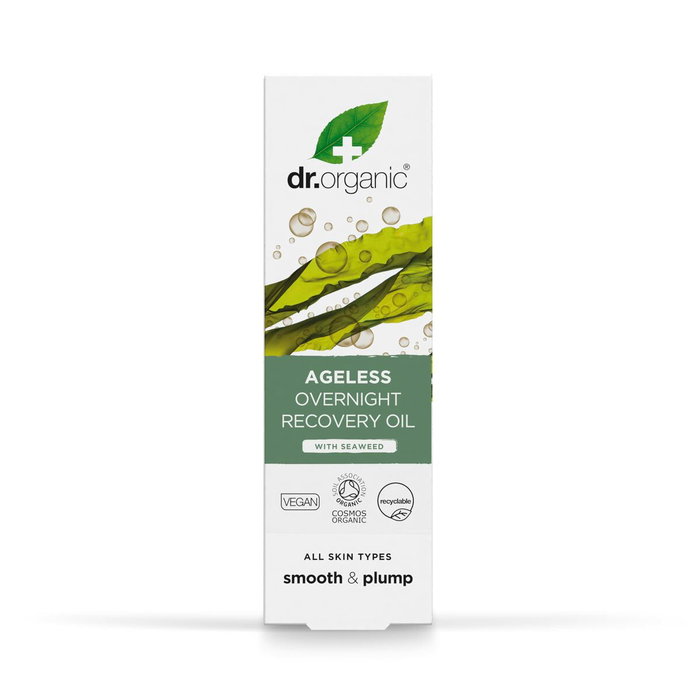 Dr. Organic AGELESS Huile de Nuit Réparatrice aux Algues Marines 30 ml Dr. Organic AGELESS Huile de Nuit Réparatrice aux Algues Marines 30 ml