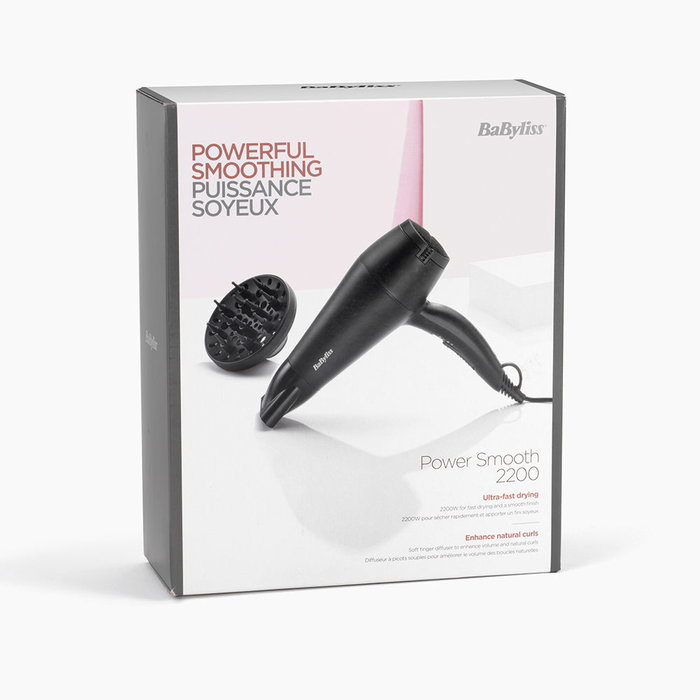 Babyliss Sèche-cheveux D215DE soft power 2000W technologie céramique avec diffuseur