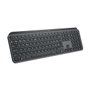 Logitech MX Keys Wireless - Clavier sans fil Bluetooth rétroéclairé avec pavé numérique et recharge USB-C