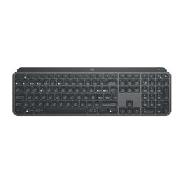 Logitech MX Keys Wireless - Clavier sans fil Bluetooth rétroéclairé avec pavé numérique et recharge USB-C