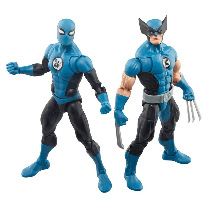 HASBRO Blister 2 figurines Marvel Wolverine et Spiderman avec accessoires HASBRO Blister 2 figurines Marvel Wolverine et Spiderman avec accessoires