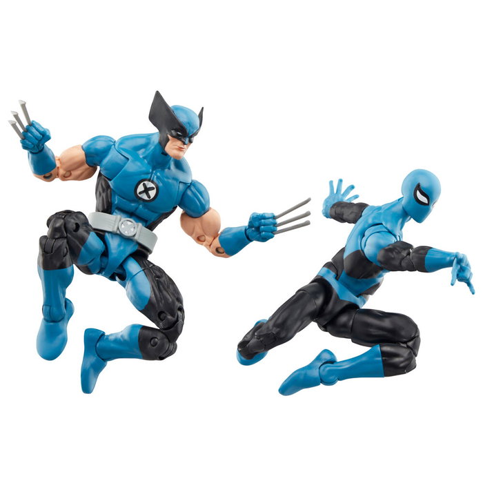 HASBRO Blister 2 figurines Marvel Wolverine et Spiderman avec accessoires HASBRO Blister 2 figurines Marvel Wolverine et Spiderman avec accessoires