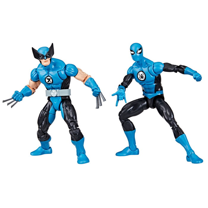 HASBRO Blister 2 figurines Marvel Wolverine et Spiderman avec accessoires HASBRO Blister 2 figurines Marvel Wolverine et Spiderman avec accessoires