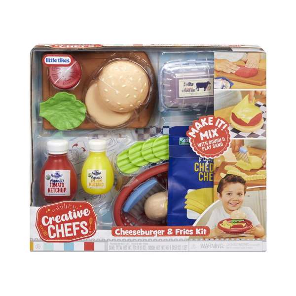 Little Tikes Kit Creative Chefs Cheeseburger et Frites