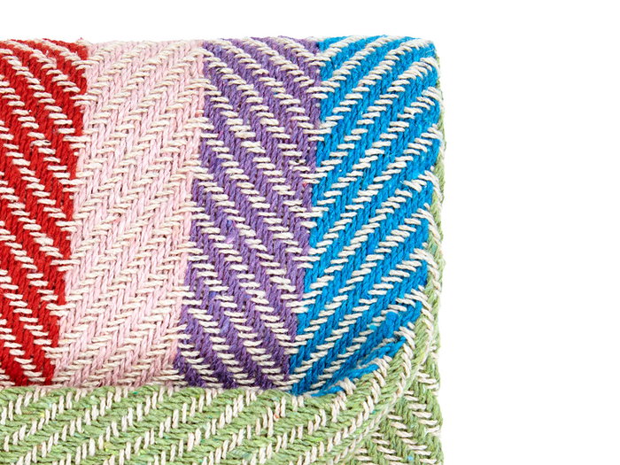 GIFTDECOR Multiusos Multicolore à rayures 180 x 220 cm
