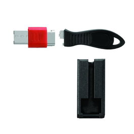 Kensington K67915WW Bloqueur de Port USB Carré Sécurité - Blocage Physique pour Ports USB Adjacents et Prévention des Accès Non Autorisés