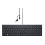 Dell KB525C Clavier USB-C QWERTY espagnol avec touches programmables, copilot, antimicrobien, noir