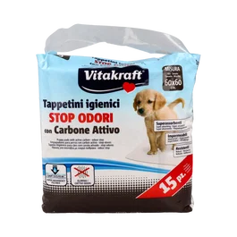 Medline Vet Absorbants au Charbon Actif 60x60 cm, 15 unités
