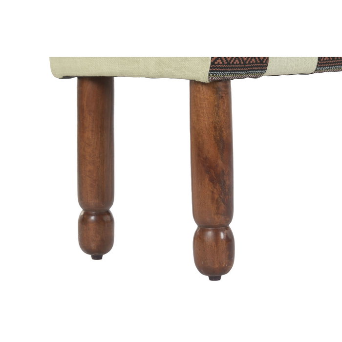 Banquette Home ESPRIT Multicouleur Bois de manguier 94 X 38 X 45 CM