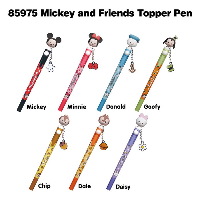Monogram Int. Mickey and Friends présentoir stylos 3D Head Topper Spinning Pens Blind Box (16)