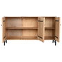 Buffet Home ESPRIT Marron Noir Métal Acacia 145 x 40 x 80 cm