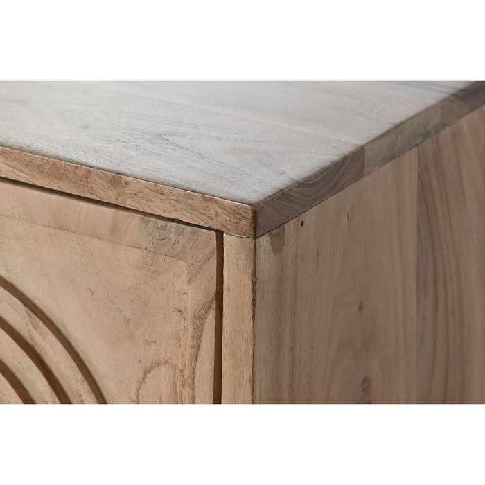 Buffet Home ESPRIT Marron Noir Métal Acacia 145 x 40 x 80 cm
