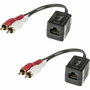 Lindy Extender Audio Analogique Cat.6 RCA/Phono 500m