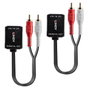 Lindy Extender Audio Analogique RCA/Phono Cat.6 500m, Extension Passive pour Signaux Stéréo via Câble Réseau, Boîtiers Interchangeables