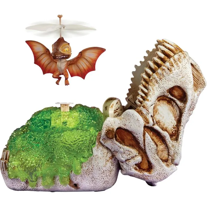 MGA Entertainment GrossMos Dinosaure Volant Interactif - Jouet Rouge avec Réalisme Sonore et Mouvement - Pour Enfants à Partir de 6 Ans - Modèle Dinosaure Volant