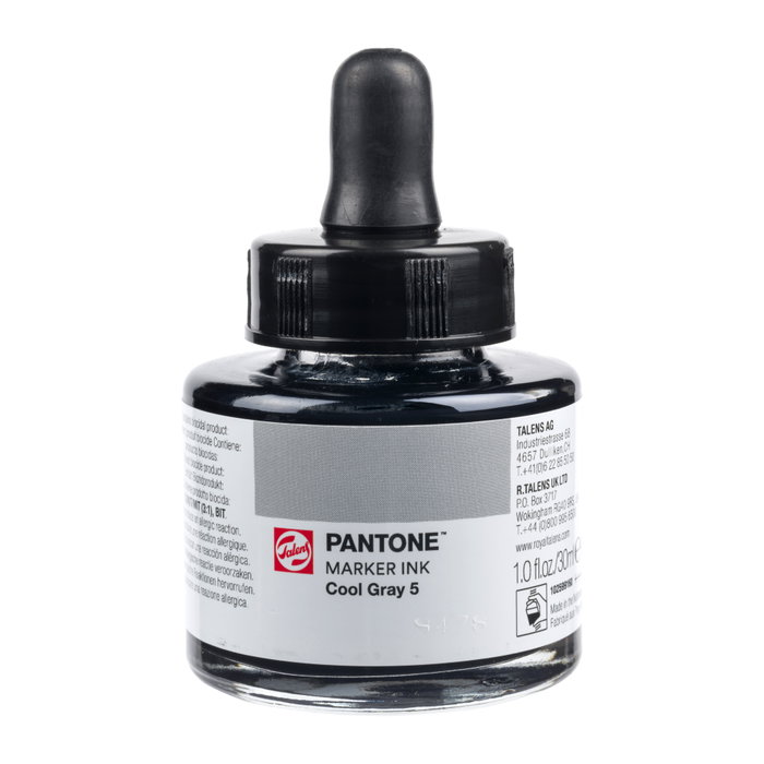 Talens | Pantone Encre pour marqueur Cool Gray 5, 30 ml Talens | Pantone Encre pour marqueur Cool Gray 5, 30 ml