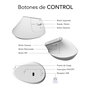 Souris Optique Ergonomique Subblim SUBMO-EDNVW02 Blanc 4000 dpi