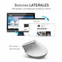 Subblim Nature Vertical Ergo Dual Souris sans fil ergonomique Bluetooth 2.4GHz 4000 DPI Blanc