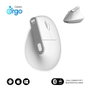 Subblim Nature Vertical Ergo Dual Souris sans fil ergonomique Bluetooth 2.4GHz 4000 DPI Blanc