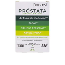 Drasanvi Capsules pour la Prostate, 60 unités - Complément Alimentaire Confort Urinaire Hommes