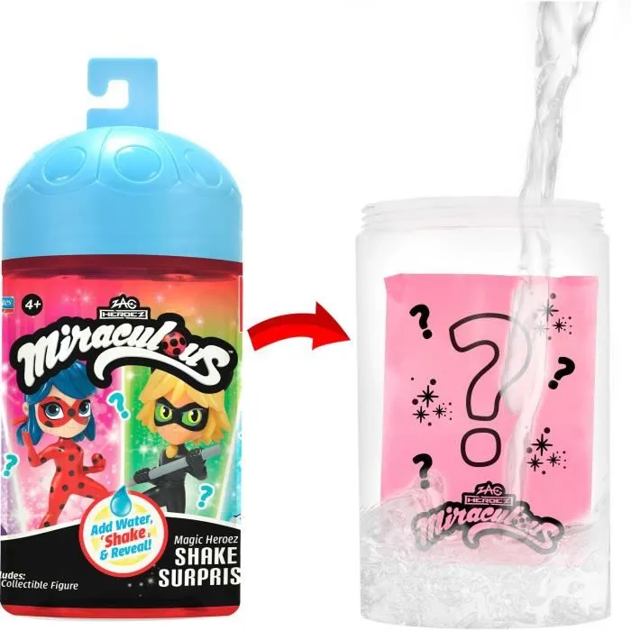 Bandai Poupée Chibi Color Change Surprise 10 cm - Miraculous Ladybug - Figurine à collectionner - Personnage aléatoire Bandai Poupée Chibi Color Change Surprise 10 cm - Miraculous Ladybug - Figurine à collectionner - Personnage aléatoire