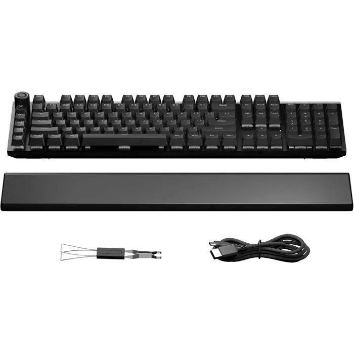 BE QUIET! Light Mount Clavier mécanique Gamer Silent Tactile ARGB FR ISO Noir