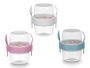 Leknes Lot de 4 Boîtes de Rangement Couverts Plastique 800 ml Assorties 12x14x10 cm (Set de 18)