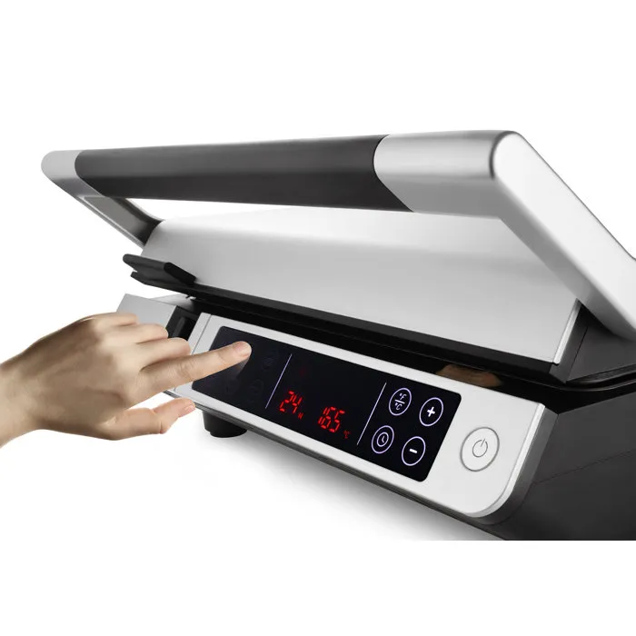 Catler GR 7010 Grill à contact intelligent avec sonde de température et plaques inox Catler GR 7010 Grill à contact intelligent avec sonde de température et plaques inox
