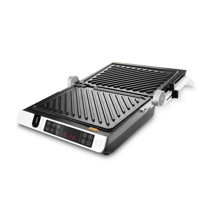 Catler GR 7010 Grill à contact intelligent avec sonde de température et plaques inox Catler GR 7010 Grill à contact intelligent avec sonde de température et plaques inox