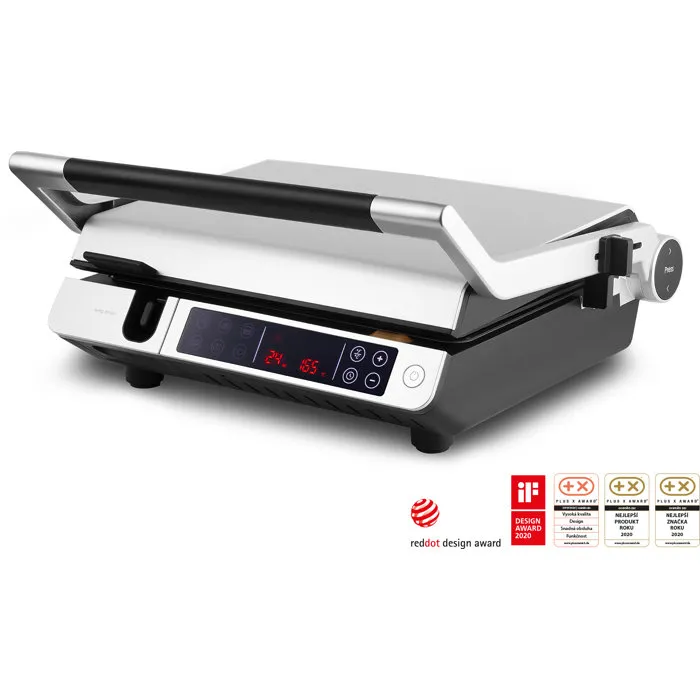 Catler GR 7010 Grill à contact intelligent avec sonde de température et plaques inox Catler GR 7010 Grill à contact intelligent avec sonde de température et plaques inox