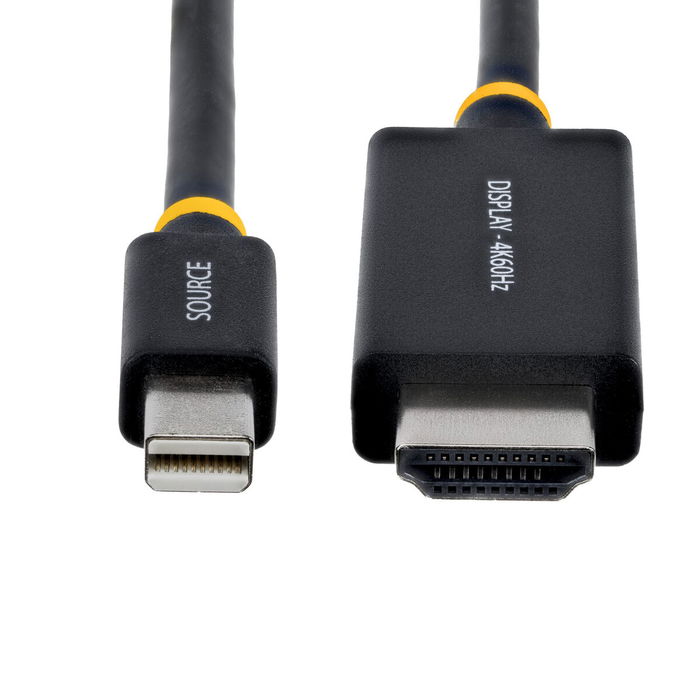 Câble HDMI Startech 1M-MDP-HDMI2-4K60 Noir 1 m