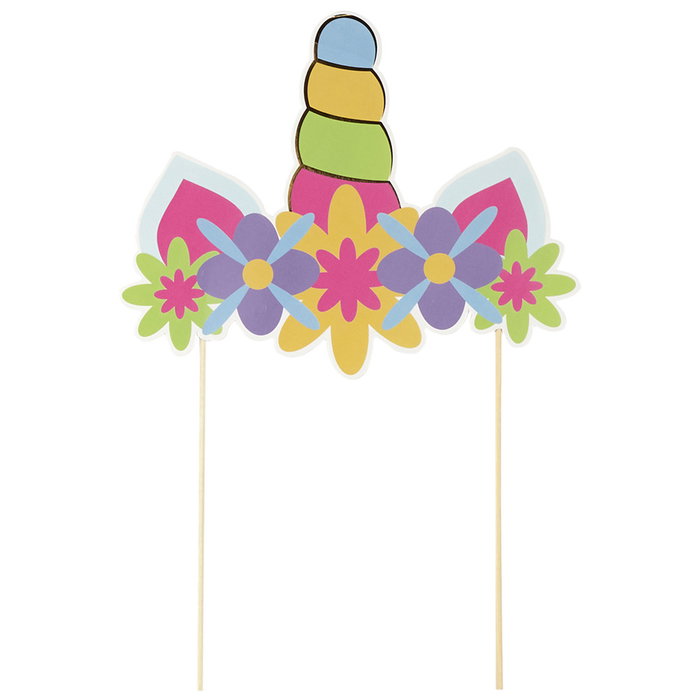 Party Time Set de 2 Décorations de Licorne pour Gâteaux Party Time Set de 2 Décorations de Licorne pour Gâteaux