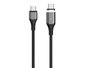 eSTUFF Câble magnétique USB-C super souple INFINITE - Charge rapide PD 100W, QC3.0, transfert de données 480 Mbps, 2 mètres, connecteurs renforcés, sans PVC, recyclé
