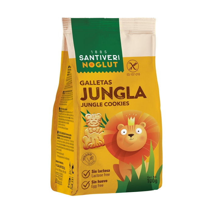 Santiveri NoGlut Galletas Jungla sans gluten 100 g