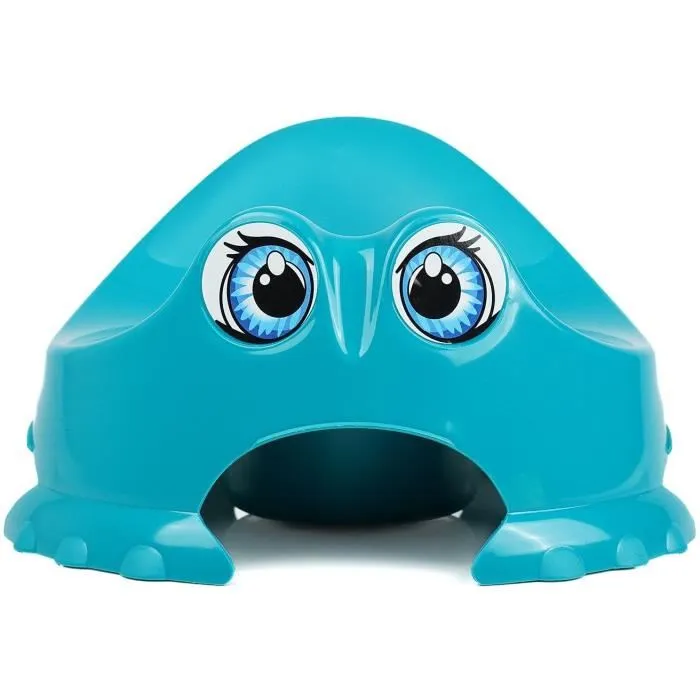 Thermobaby Pot rigolo - Pot d'apprentissage de la propreté bébé ludique, design amusant avec surface antidérapante, stable, facile à nettoyer, 31x31x22 cm, vert émeraude Thermobaby Pot rigolo - Pot d'apprentissage de la propreté bébé ludique, design amusant avec surface antidérapante, stable, facile à nettoyer, 31x31x22 cm, vert émeraude