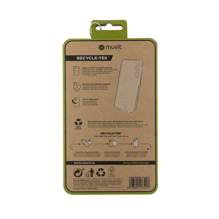 Protection pour téléphone portable Muvit for Change Galaxy A35 5G Samsung Galaxy A34 5G