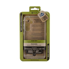 Muvit for Change Coque Recycletek pour Samsung Galaxy A35 5G et A34 5G - Transparent