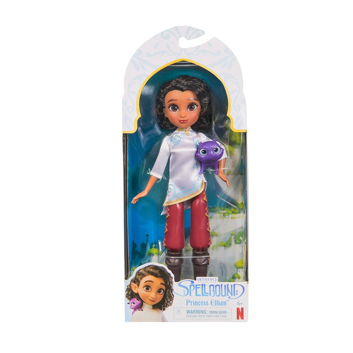 Spin Master - Poupée Princesse Ellian 24 cm - Univers Hechizados - 5 Points d'Articulation - Accessoires - Langues: anglais, français, allemand, italien, portugais, espagnol