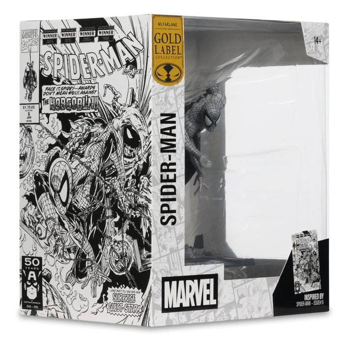 Marvel Collection statuette PVC 1/10 Spider-Man (Spider-Man #6)(Line Art)(Gold Label) 10 cm