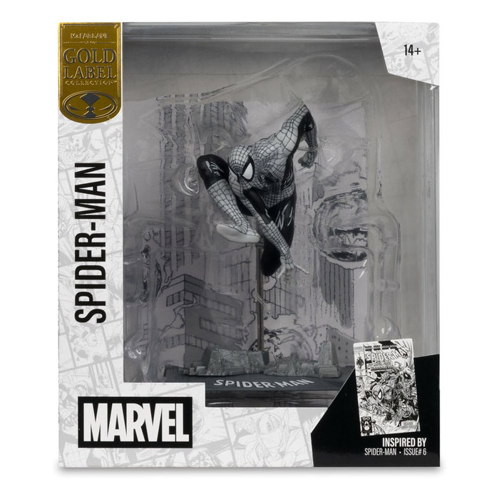 Marvel Collection statuette PVC 1/10 Spider-Man (Spider-Man #6)(Line Art)(Gold Label) 10 cm
