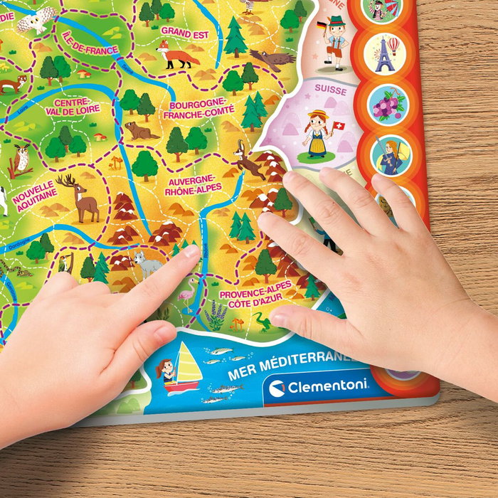 Clementoni Puzzle magnétique de la France
