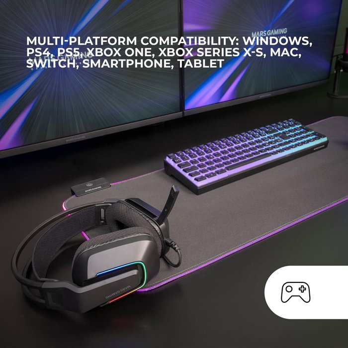 Casque Mars Gaming MHSTRIKE Noir Multicouleur