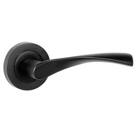 HERRAJES ALK Roseta Modelo Zeus Aluminium Ø50 Nickel Brossé, Noir Mat