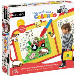 Nathan Ma Valisette Coloréo - Kit de dessin magique à l'eau