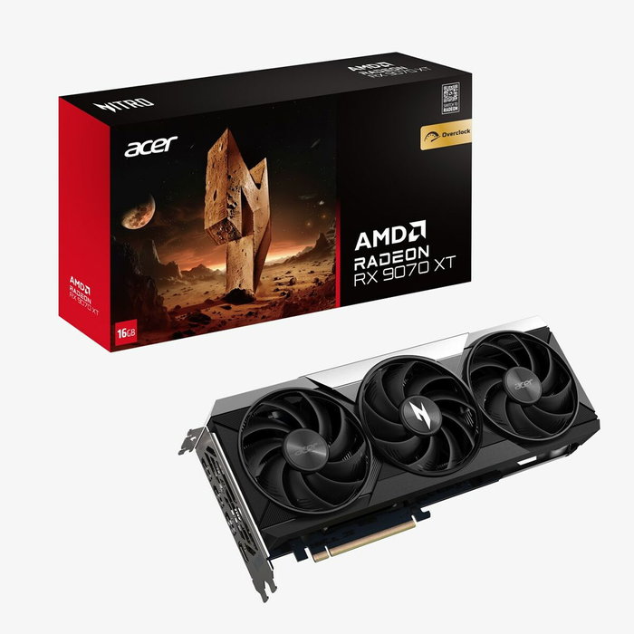 Carte Graphique Acer DP.Z4DWW.P01 radeon rx 9070 xt 16 GB GDDR6