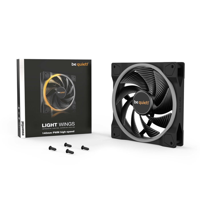 be quiet! Light Wings 140mm PWM High-speed Black