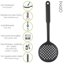 ORYX Espumadera Nylon Basic 33,5 x 11 cm