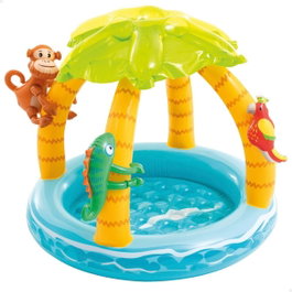 Intex Pataugeoire gonflable Tropicale Multicolore